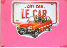 AUTOCOLLANT STICKER.  RENAULT 5. CITY CAR  LE CAR - Stickers