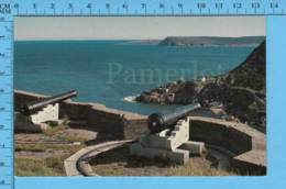 Postcard - Newfoundland - St-John's Signal Hill, National Historic Park, Queen's Battery, Harbour - Canada - St. John's