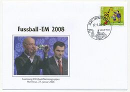 SUISSE - Enveloppe WM 2008 - Tirage Des Groupes De Qualification - Montreux - 27/1/2008 - 2006 – Germania