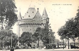 Bruxelles - Porte De Hal (animée Tram Tramway, La Carte D'Art) - Vervoer (openbaar)