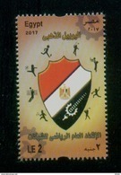EGYPT / 2017 / GENERAL FEDERATION OF SPORTS COMPANIES ; GOLDEN JUBILEE / SPORT / FLAG / FOOTBALL / VOLLYBALL / MNH / VF - Nuovi