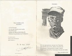 Poemes , Marc BARELLON , Militaria , HO CHI MINH , Dédicacé Marcel PETIJEAN ,légionnaire,9 Pages , Frais Fr 2.75 E - Französische Autoren