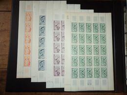 France N°859/862 - 4 Feuilles De 25 Exemplaires - Neuf ** Sans Charnière - TB - Unused Stamps