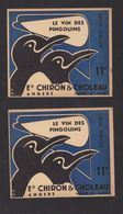 Ancienne étiquette Alcool France Vin Le Vin Des Pingouins 1 - Other & Unclassified
