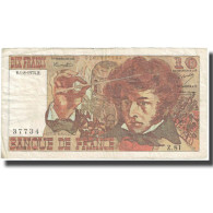 France, 10 Francs, Berlioz, 1974, 1974-08-01, TB, Fayette:63.6, KM:150a - 10 F 1972-1978 ''Berlioz''