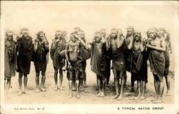 AFRIQUE - Carte Postale - A Native Typical Group - L 66716 - Non Classés