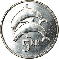 Monnaie, Iceland, 5 Kronur, 2008, SPL, Nickel Plated Steel, KM:28a - Islande