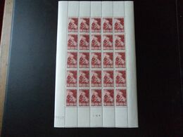 France N°753 - Musée Postal - Feuille De 25 Exemplaires - Neuf ** Sans Charnière - TB - Ongebruikt
