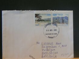 89/321 LETTRE CUBA 2009 TO BELG. - Cartas & Documentos