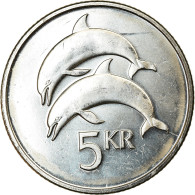 Monnaie, Iceland, 5 Kronur, 1999, SPL, Nickel Plated Steel, KM:28a - Islande