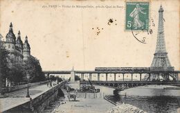 A-20-854 : VIADUC DE METRO VUE PRISE DU QUAI DE PASSY - Métro