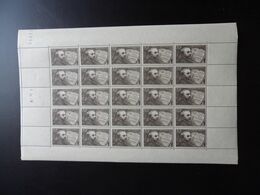 France N°542 - Feuille De 25 Exemplaires - Neuf ** Sans Charnière - TB - Unused Stamps