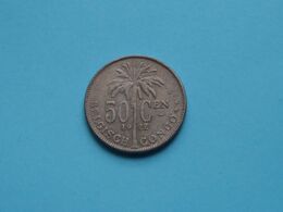 1922 > 50 Cent. ( KM 23 ) > ( Uncleaned Coin / For Grade, Please See Photo ) ! - 1910-1934: Alberto I