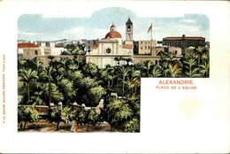 EGYPTE - Carte Postale - Alexandrie - Place De L'Eglise  - L 66768 - Alexandrie