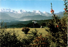 Kurhaus Chuderhüsi - Röthenbach I. Emmental - Blick Auf Blümlisalpgruppe (02839) - Röthenbach Im Emmental