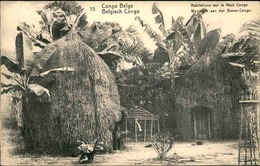 CONGO BELGE - Carte Postale - Entier Postal - Habitations Sur Le Haut Congo  - L 66784 - Congo Belga - Otros