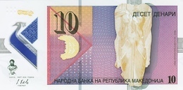 Macedonia () 10 Денари (Denari) 2018 UNC Cat No. P-new / MK217a - North Macedonia