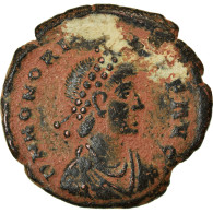 Monnaie, Honorius, Nummus, 395-401, Cyzique, TTB, Bronze, RIC:68 - El Bajo Imperio Romano (363 / 476)