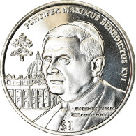 Monnaie, Sierra Leone, Dollar, 2005, British Royal Mint, Pape Benoit XVI, SPL - Sierra Leone