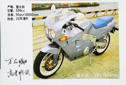 Delcampe - CPM Publicité Japon - AGOSTINI 599 Cc YB BELLARIA - Motorräder
