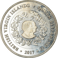 Monnaie, BRITISH VIRGIN ISLANDS, Dollar, 2017, Franklin Mint, Reine Elizabeth - - Islas Vírgenes Británicas