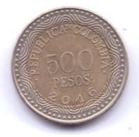 COLOMBIA 2016: 500 Pesos, KM 298 - Colombia