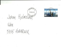 Norway Norge 2007 Parachutist Trio Ludens Over Voss  Mi 1610 On Cover Nice Cancellation Skurva 19.05.07 - Briefe U. Dokumente