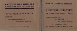 EURE - Verneuil Sur Avre, Plaquette Touristique De 6 Timbres - Andere & Zonder Classificatie