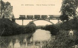 Loué * Pont Du Tramway Tram à La Tuilerie * Pêche à La Ligne - Loue