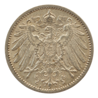 GERMANY - EMPIRE - 1 Mark - 1905 - A - Berlin - Silver - #DE051 - 1 Mark