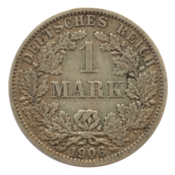 GERMANY - EMPIRE - 1 Mark - 1906 - A - Berlin - Silver - #DE053 - 1 Mark