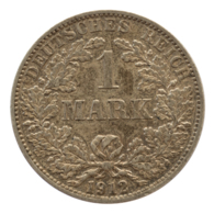 GERMANY - EMPIRE - 1 Mark - 1912 - A - Berlin - Silver - #DE064 - 1 Mark