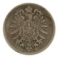 GERMANY - EMPIRE - 1 Mark - 1878 - B - Hannover - Silver - #DE087 - 1 Mark