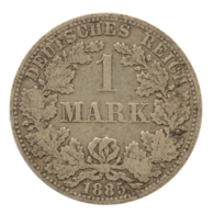 GERMANY - EMPIRE - 1 Mark - 1885 - A - Berlin - Silver - #DE092 - 1 Mark