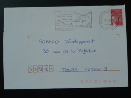 02 Aisne Chateau Thierry Oiseau Bird Fables De La Fontaine 2003 (ex 2) - Flamme Sur Lettre Postmark On Cover - Mechanical Postmarks (Advertisement)