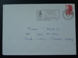 08 Ardennes Charleville Mezieres Festival Marionettes Puppets 1982 - Flamme Sur Lettre Postmark On Cover - Puppets