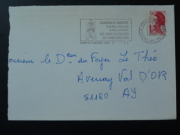 08 Ardennes Charleville Mezieres Festival Marionettes Puppets 1983 - Flamme Sur Lettre Postmark On Cover - Puppets