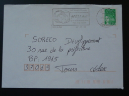 12 Aveyron Millau Mondial Petanque 1998  - Flamme Sur Lettre Postmark On Cover - Boule/Pétanque