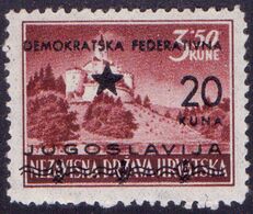 CROATIA - HRVATSKA - NDH - LOCO  Issue  SPLIT - TRAKOŠĆAN CASTLE  - **MNH - 1945 - Castles