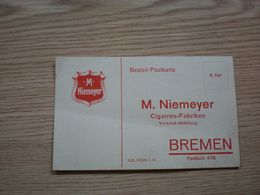 M Niemeyer Bremen Cigarren Fabriken Bremen - Objetos Publicitarios