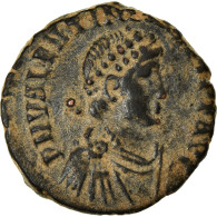 Monnaie, Valentinian II, Nummus, 383-392, Antioche, TTB, Bronze, RIC:67a - El Bajo Imperio Romano (363 / 476)
