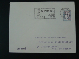 28 Eure Et Loir Chartres Portes Ouvertes Laboratoires Pharmaceutiques 1966 - Flamme Sur Lettre Postmark On Cover - Pharmacy