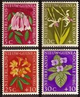 Nederlands Nieuw Guinea NVPH Nr 57/60 Postfris/MNH Bloemen, Flowers, Fleurs 1959 - Nueva Guinea Holandesa