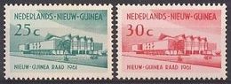 Nederlands Nieuw Guinea NVPH Nr 67/68 Postfris/MNH Nieuw-Guinea Raad 1961 - Netherlands New Guinea