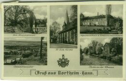 AK GERMANY - GRUSS AUS NORTHEIM HANN - ERIKO BILDVERLAG OSTERODE / HARZ - 1950s (BG9576) - Northeim