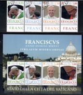 Vatican 2016 Mi# 1859-1862, Block 50 Used - Pontificate Of Pope Francis - Oblitérés