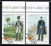 Vatican 2016 Mi# 1871-1872 Used - Bicentenary Of The Gendarmerie Corps Of Vatican City - Oblitérés