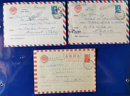 RUSSIA 1947-50 STORIA POSTALE - Lettres & Documents