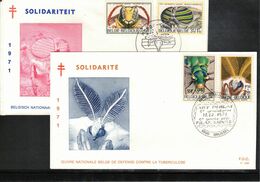 Belgium 1971 Insects FDC - Other