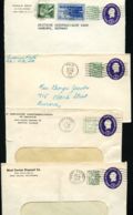 U540-b-c 4 PSE Surcharged Covers Used 1959-62 - 1941-60